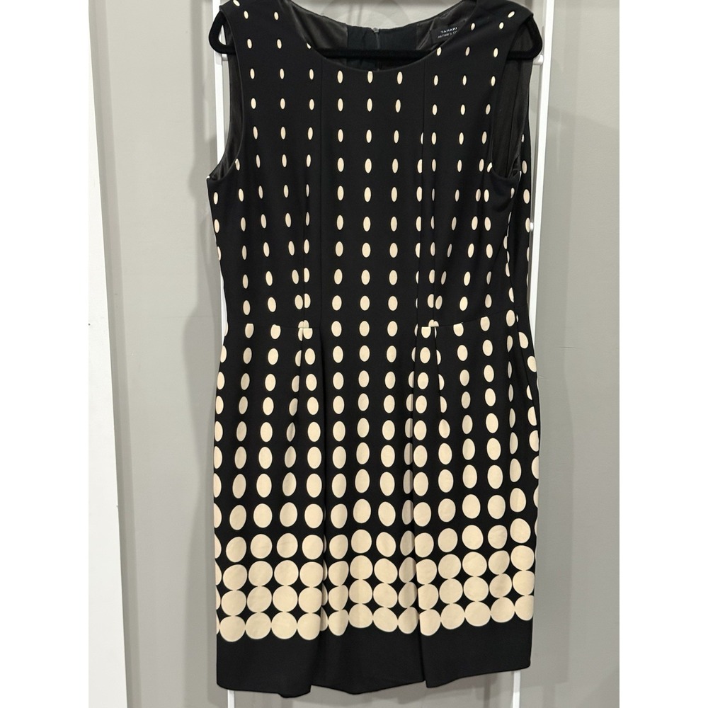 Tahari Arthur S Levine Sleeveless Sheath Dress Old Money Quiet Luxury 10